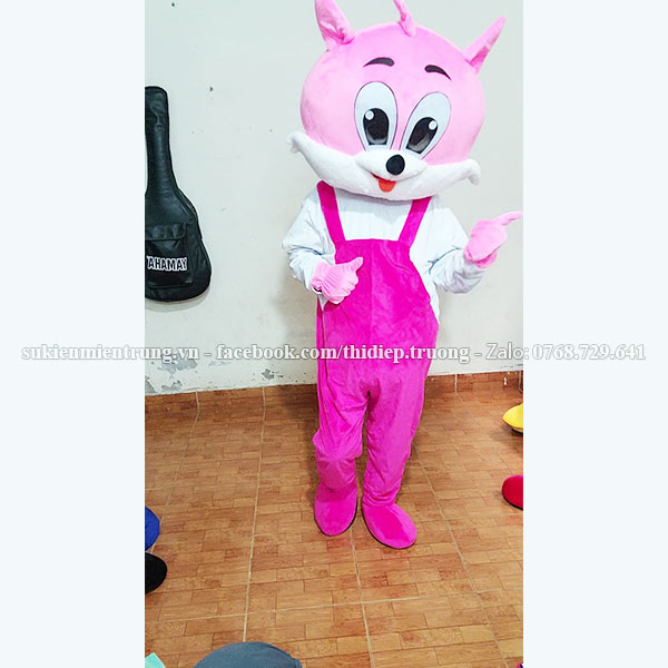 Mascot cáo hồng