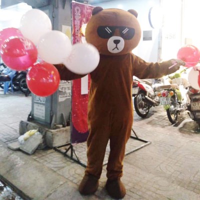 Cho thuê Mascot Đà Nẵng -  Mascot Gấu Lầy
